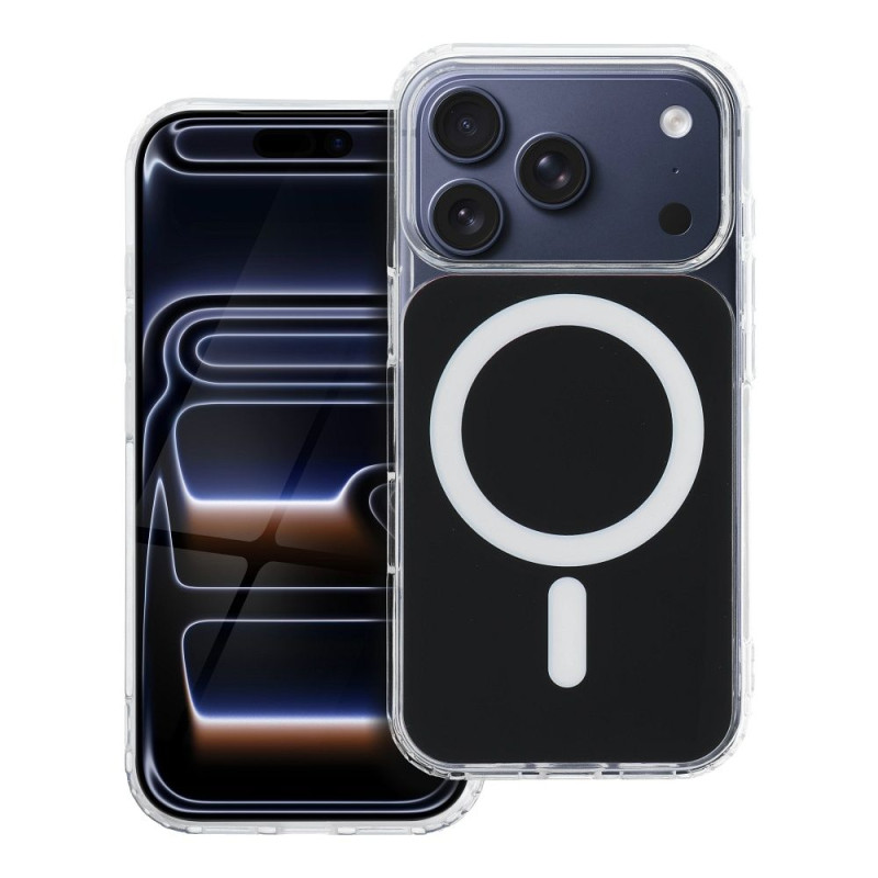 Kryt CLEAR FUSION MAG COVER pro iPhone 17 Pro / 18 Pro - černý