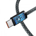 BASEUS CALD000316 Dynamic Series Opletený datový a nabíjecí kabel USB-C/USB-C 100W, 2m, černý