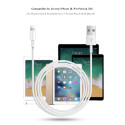AG PREMIUM C603 kabel USB/Lightning pro Apple zařízení, délka 3m, bílá barva, bulk balení
