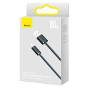 BASEUS CALD000616 Dynamic Series Opletený datový a nabíjecí kabel USB/USB-C 100W, 1m, černý