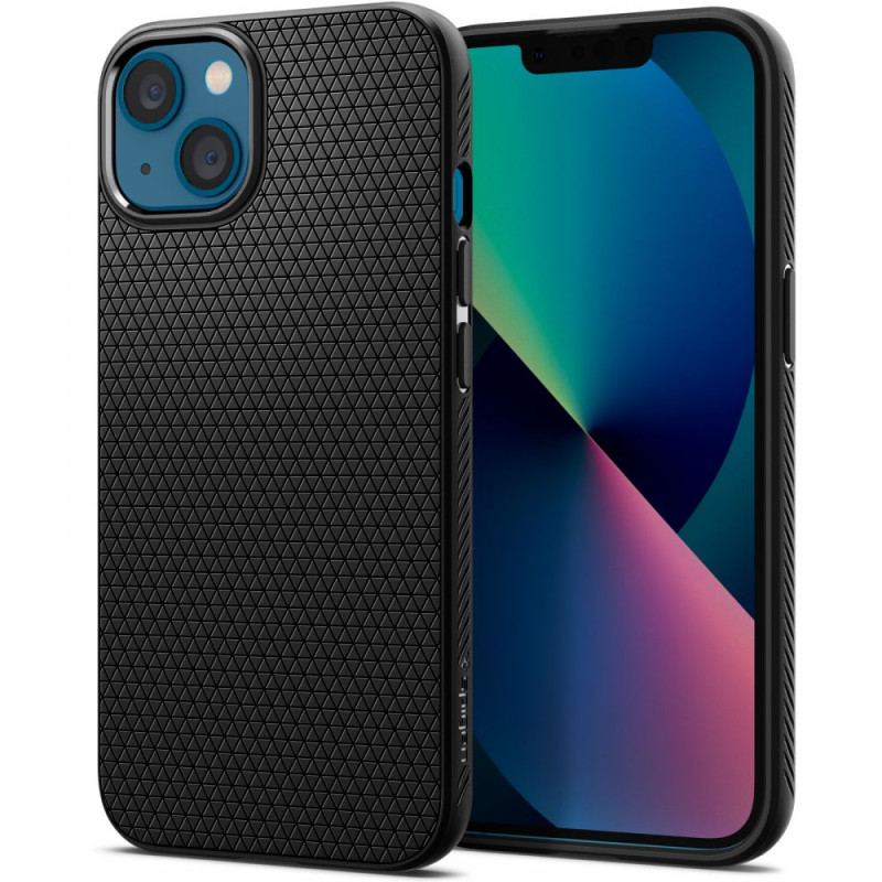 SPIGEN Liquid Air odolný kryt pro iPhone 13, matně černý