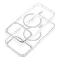 Kryt FRAME CLEAR HYBRID MAG COVER pro iPhone 17 Pro Max / 18 Pro Max - transparentní