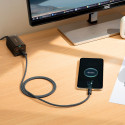 BASEUS CALD000616 Dynamic Series Opletený datový a nabíjecí kabel USB/USB-C 100W, 1m, černý
