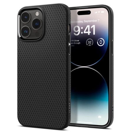SPIGEN Liquid Air odolný kryt pro iPhone 14 Pro, matně černý