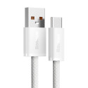BASEUS CALD000702 Dynamic Series Opletený datový a nabíjecí kabel USB/USB-C 100W, 2m, bílý