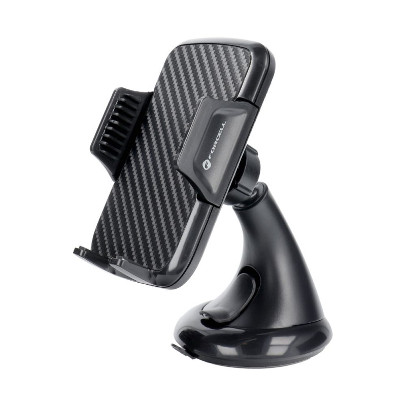 Držák do auta Forcell F-GRIP CARBON HT1 pro chytrý telefon - černý