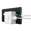 BASEUS CALD000702 Dynamic Series Opletený datový a nabíjecí kabel USB/USB-C 100W, 2m, bílý