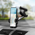 Držák Forcell F-GRIP Carbon pro telefon - černý