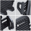 Držák do auta Forcell F-GRIP CARBON pro telefon – černý