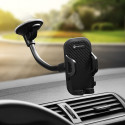 Držák do auta Forcell F-GRIP CARBON pro telefon – černý