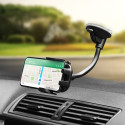 Držák do auta Forcell F-GRIP CARBON pro telefon – černý