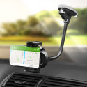 Držák do auta Forcell F-GRIP Oval pro telefon – černý