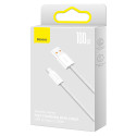 BASEUS CALD000702 Dynamic Series Opletený datový a nabíjecí kabel USB/USB-C 100W, 2m, bílý