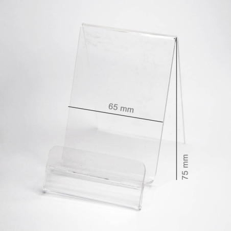 Stojánek pro smartphone 65 mm – plexi