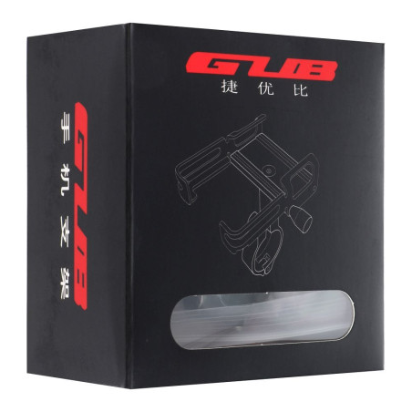 Držák GUB P30 na mobil 4–6,8" stříbrná