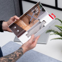 Stojánek Forcell F-GRIP FOLD STAND X PRO pro notebook/tablet - šedý