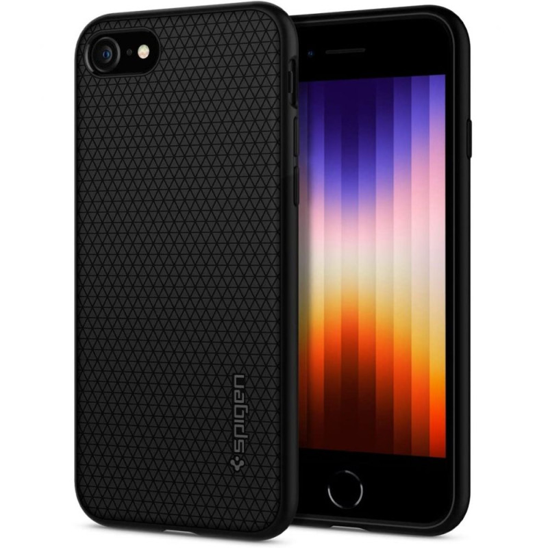 SPIGEN Liquid Air odolný kryt pro iPhone 7/8/SE20/SE22, matně černý