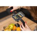 Selfie tyč Forcell F-GRIP S150XL se stativem - černá