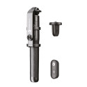 Selfie tyč Forcell F-GRIP S150XL se stativem - černá