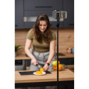 Selfie tyč Forcell F-GRIP S150XL se stativem - černá