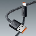BASEUS CALD000702 Dynamic Series Opletený datový a nabíjecí kabel USB/USB-C 100W, 2m, bílý
