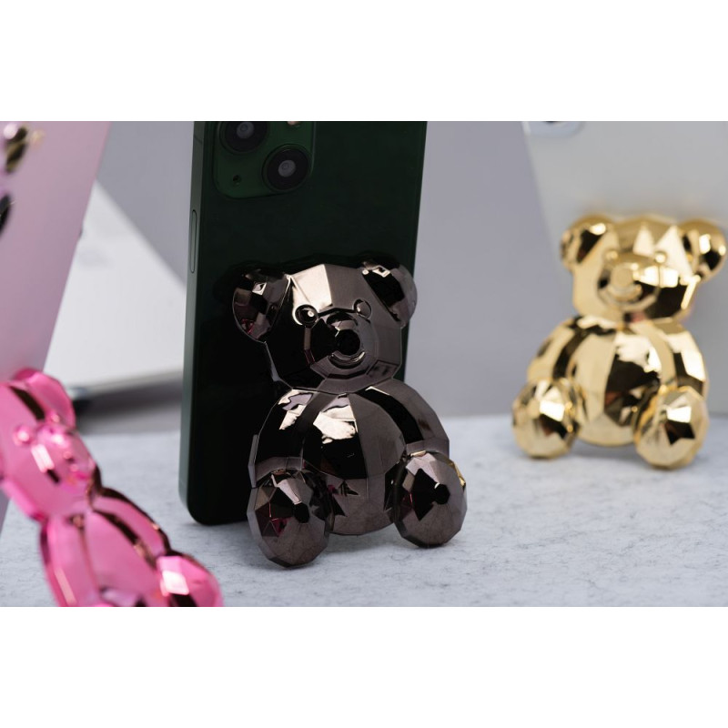 Stojánek Phone stand BEAR pro smartphone - černý