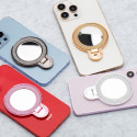 Stojánek CIRCLE MIRROR pro telefon – zlatý