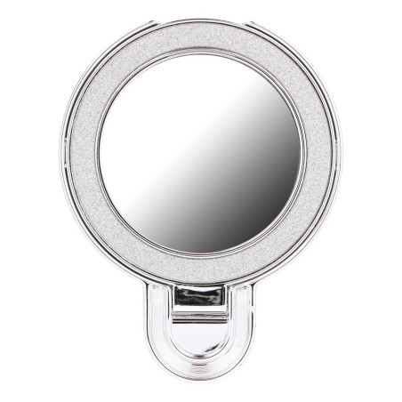 Stojánek na telefon CIRCLE MIRROR - stříbrná