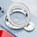 Stojánek na telefon CIRCLE MIRROR - stříbrná