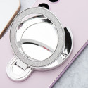 Stojánek na telefon CIRCLE MIRROR - stříbrná