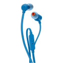 JBL T110 drátová sluchátka 3,5mm - modrá