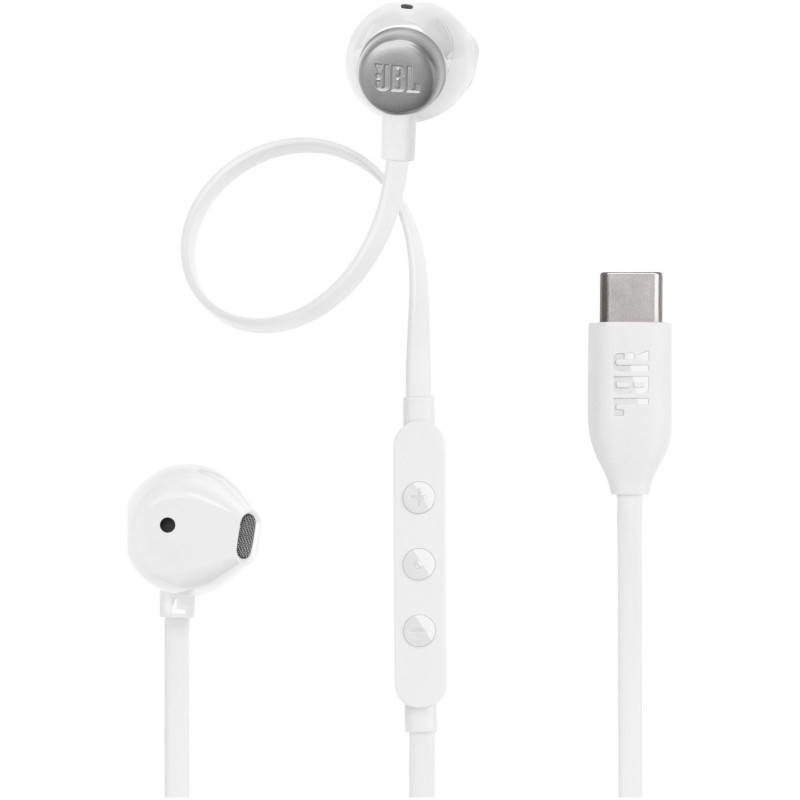 Sluchátka JBL 305C pro chytré telefony, tablety a notebooky - bílá