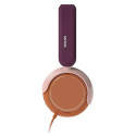 Sluchátka Philips TAK2000MP/00 pro děti – fialová/magenta