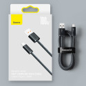 BASEUS CALD000702 Dynamic Series Opletený datový a nabíjecí kabel USB/USB-C 100W, 2m, bílý
