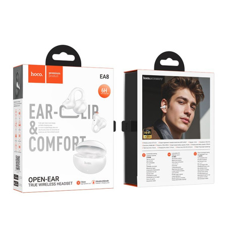 Sluchátka Hoco EA8 TWS Bluetooth 5.4 – bílá