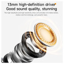 Hoco TWS EA8 sluchátka Bluetooth 5.4 - černá metal