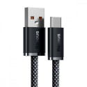 BASEUS CALD000716 Dynamic Series Opletený datový a nabíjecí kabel USB/USB-C 100W, 2m, černý