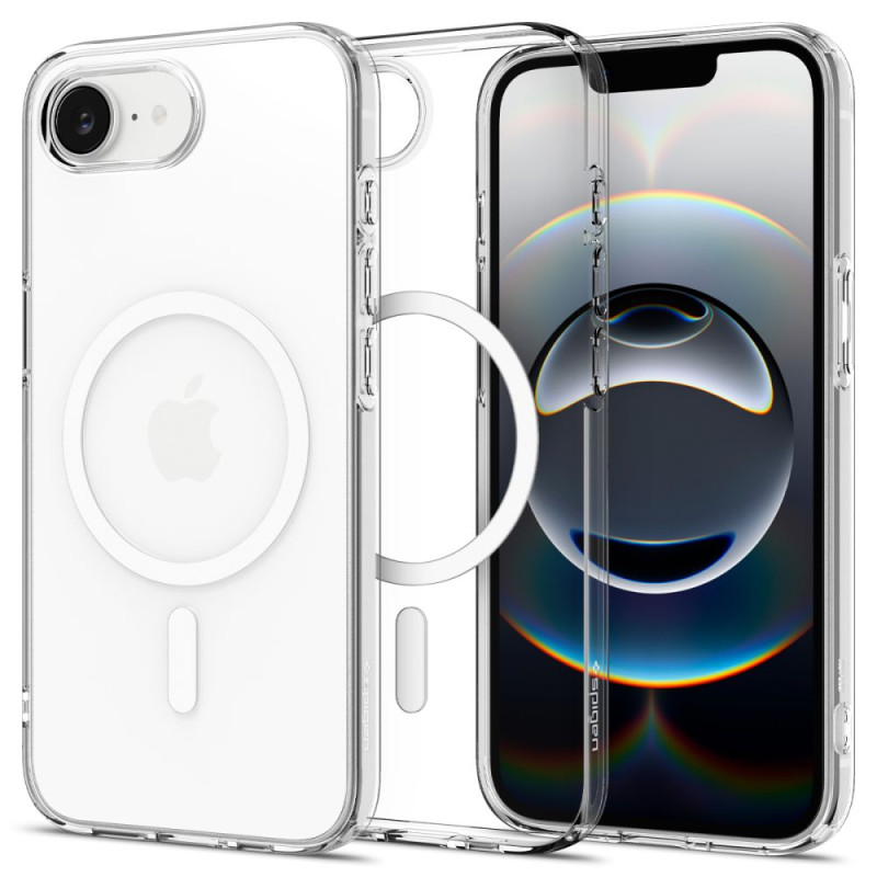 Spigen Liquid Crystal Mag MagSafe iPhone 16e – čiré