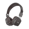 HOCO W56 bezdrátová sluchátka Bluetooth hnědá