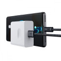 BASEUS CALD000716 Dynamic Series Opletený datový a nabíjecí kabel USB/USB-C 100W, 2m, černý