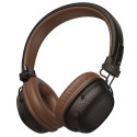 Sluchátka Hoco W64 Bluetooth hnědá (AUX, 32 h)