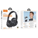 Hoco W71 bezdrátová sluchátka 2v1 černá (Bluetooth)