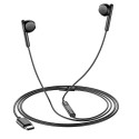 Sluchátka Hoco M93 USB‑C s mikrofonem - černá