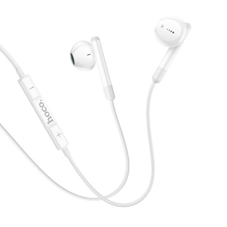 Sluchátka Hoco M93 USB-C pro telefon – bílá