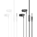 Hoco M112 drátová sluchátka 3,5mm Jack – bílá