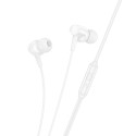 Hoco M112 drátová sluchátka 3,5mm Jack – bílá