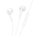 Hoco M95 USB-C drátová sluchátka - bílá