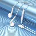 Hoco M95 USB-C drátová sluchátka - bílá