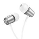 Sluchátka Hoco M108 pro 3,5mm jack – stříbrná