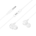 Hoco M116 drátová sluchátka Jack 3,5 mm - bílá